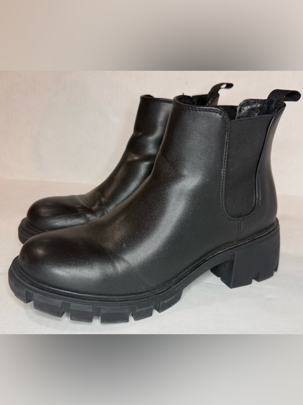 Steve Madden Howler Ankle Boots Black Size 9.5
